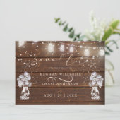 Rustikaler Mason Jar String Lights the BarefootBri (Stehend Vorderseite)