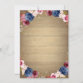 Rustikaler Mason Jar, Weinprobe Save The Date (Rückseite)