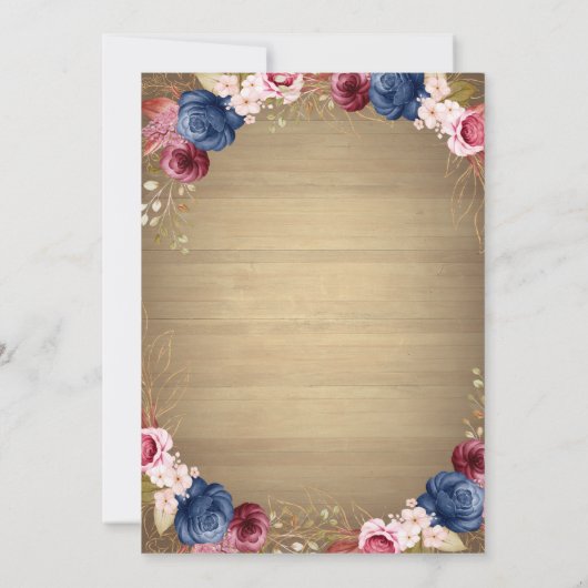 Rustikaler Mason Jar, Weinprobe Save The Date (Rückseite)