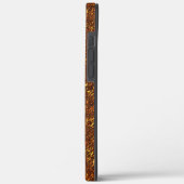 Rustikaler Mauerwerk in Braun- und Goldton Case-Mate iPhone Hülle (Rückseite / Links)