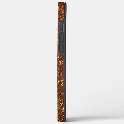 Rustikaler Mauerwerk in Braun- und Goldton Case-Mate iPhone Hülle (Rückseite / Links)