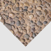 Rustikaler mehrfarbiger Kiesel entsteint Foto Seidenpapier (Detail)