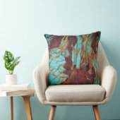 Rustikaler metallischer Rostmaleffekt. Industrieku Kissen (Stuhl )