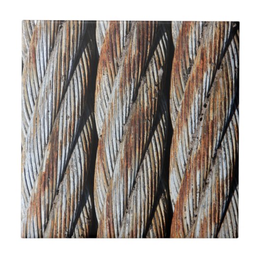 Rustikaler Metalltopf Fliese (Vorderseite)