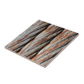 Rustikaler Metalltopf Fliese (Seite)