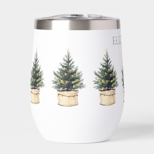 Rustikaler Minimaler Weihnachtsbaum (Vorderseite)