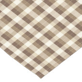 Rustikaler Minimalistisch Brown Fall Erntedank Kurzer Tischläufer (Ecke)