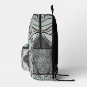 Rustikaler Minimalistischer Diagonalweg2 Bedruckter Rucksack (Rechts)