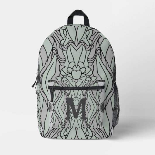 Rustikaler Minimalistischer Diagonalweg2 Bedruckter Rucksack (Vorderseite)