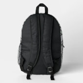 Rustikaler Minimalistischer Diagonalweg2 Bedruckter Rucksack (Rückseite)