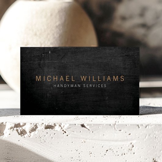 Rustikaler moderner Handyman, Builder Business Car Visitenkarte