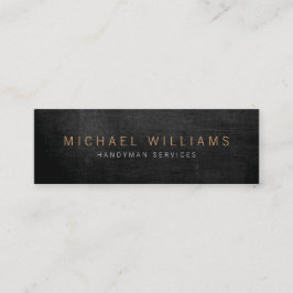 Rustikaler moderner Handyman, Builder Thin Busines Mini Visitenkarte