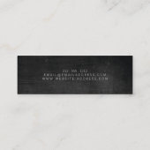Rustikaler moderner Handyman, Builder Thin Busines Mini Visitenkarte (Rückseite)