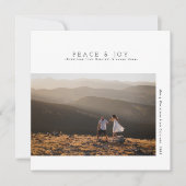 Rustikaler, moderner Minimalistischer Urlaub | Fri Save The Date (Vorderseite)