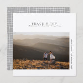 Rustikaler, moderner Minimalistischer Urlaub | Fri Save The Date (Vorne/Hinten)