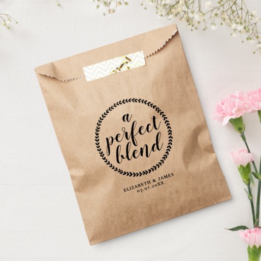 Rustikaler moderner perfekter Mischkaffee Geschenktütchen (Versiegelt)