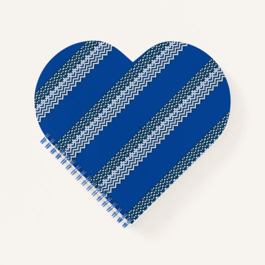 Rustikaler Monogramm-Chic Groovy Notizblock (Vorderseite)
