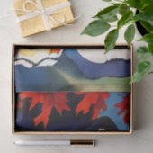 Rustikaler Multicolor-Schmetterling Seidenpapier (Geschenk)