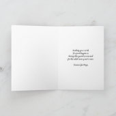 Rustikaler Nachbar Weihnachtsfeiertag Karte (Innenseite)