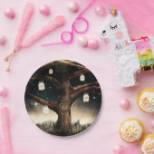 Rustikaler Nachtbaum mit Lichtern & Mason Jars Hoc Pappteller (Party)