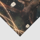 Rustikaler Nachtbaum mit Lichtern & Mason Jars Hoc Seidenpapier (Ausschnitt)