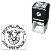 Rustikaler Name der Hauptbibliothek Permastempel (Beispiel)