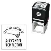 Rustikaler Name der Vogelbibliothek Permastempel (Beispiel)