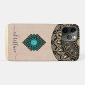 Rustikaler Name des Mandala-Skriptes Rustica Case-Mate iPhone Hülle (Rückseite (Horizontal))
