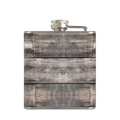 rustikaler nautischer Hintergrund mit ANCHOR | Flachmann (Rückseite)