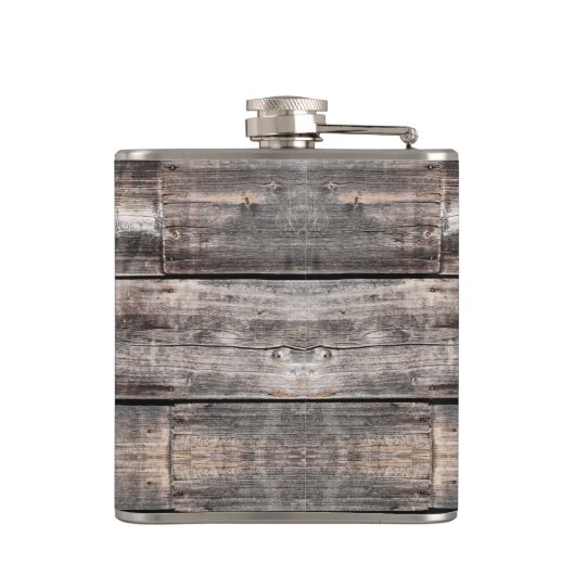 rustikaler nautischer Hintergrund mit ANCHOR | Flachmann (Rückseite)