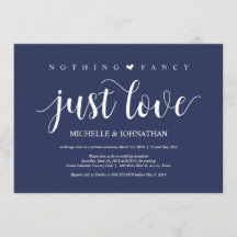 Rustikaler Navy Blue Wedding Elopement Empfang