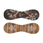 Rustikaler Niedlicher Freund 'I Liebe You' Foto Ba Baseball (Paneele)