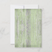 Rustikaler Olivenzweig katholische Bestätigung Einladung (Rückseite)