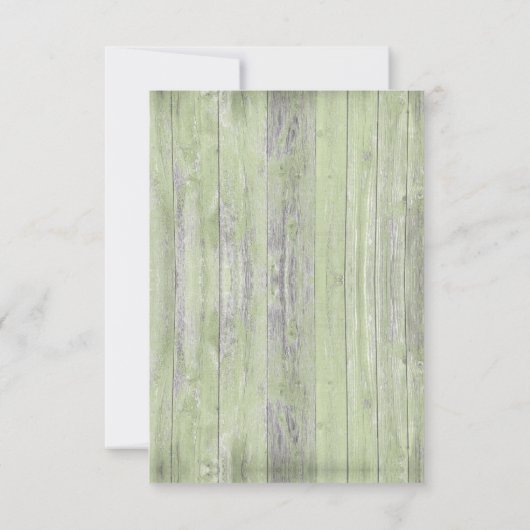 Rustikaler Olivenzweig katholische Bestätigung Einladung (Rückseite)