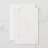 Rustikaler Olivenzweig Katholische Erste Kommune I Einladung (Rückseite)