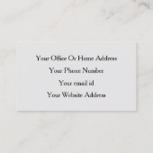 Rustikaler Orange Glitzer Boutique Friseur Salon W Visitenkarte (Rückseite)