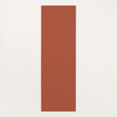 Rustikaler Orange Herbst Karierter Tartan Yogamatte (Rückseite)