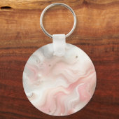 Rustikaler Orange Monarch Butterfly mit Sprichwort Schlüsselanhänger (Rückseite)