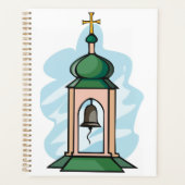 Rustikaler orthodoxer Kirchturm Planer (Vorderseite)