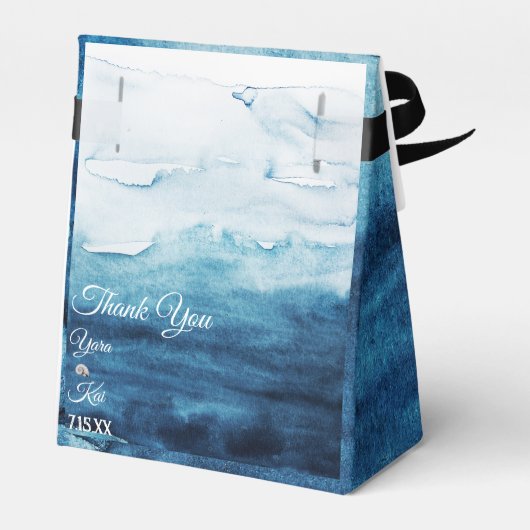 Rustikaler Ozean Geschenkschachtel (Rückseite)