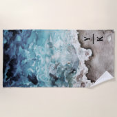 Rustikaler Ozean | Strandtuch (Vorderseite)