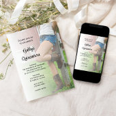 Rustikaler Party Western Quinceañera Einladung