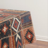 Rustikaler Patchwork-Kilim-Geometrie-Teppich Tischdecke (Beispiel)