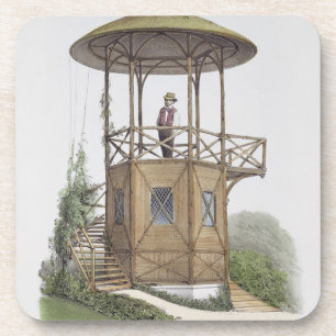 Rustikaler Pavillon bei Marcilly, 'von den Getränkeuntersetzer