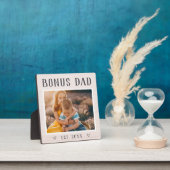 Rustikaler Personalisiert Bonus Vater Stepfather F Fotoplatte (InSitu)