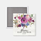 Rustikaler Pflaume Blauer Lavendel Duschkopf Gefal Magnet (Vorderseite/Rückseite)