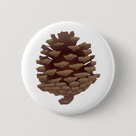 Rustikaler Pinecone Button (Vorderseite)