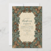 Rustikaler Pinecone Einladung (Vorderseite)