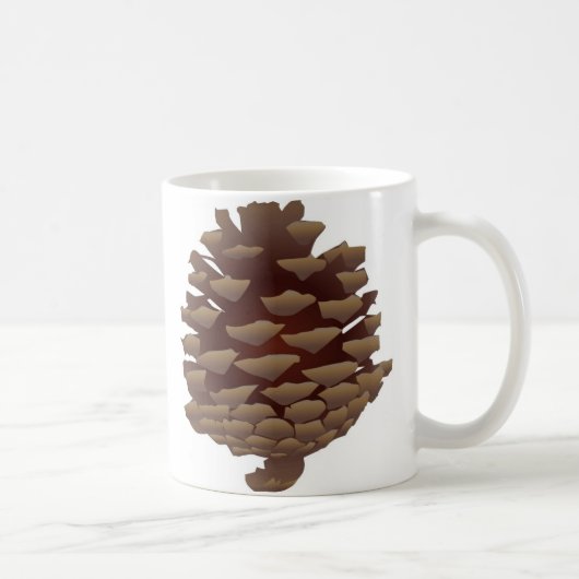 Rustikaler Pinecone Kaffeetasse (Rechts)