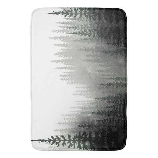 Rustikaler Pinienwald Badematte (Vorderseite Vertikal)